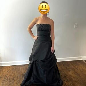 Elegant XS black dress for prom or wedding or sweet 16 or quinceañera!